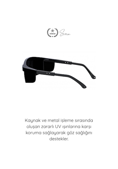 Koruyucugözlük Koruyucu Kaynak Gözlüğü Füme Polikarbonat Uv Korumalı İş Güvenliği Gözlüğü Darbe Day