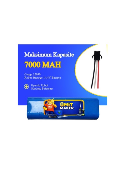 Conga 12090 Robot Süpürge 7000 Mah Batarya