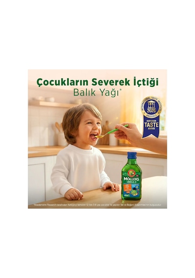 Möller's Omega-3 Balik Yagi Surubu Limonlu 150 Ml 2 Adet
