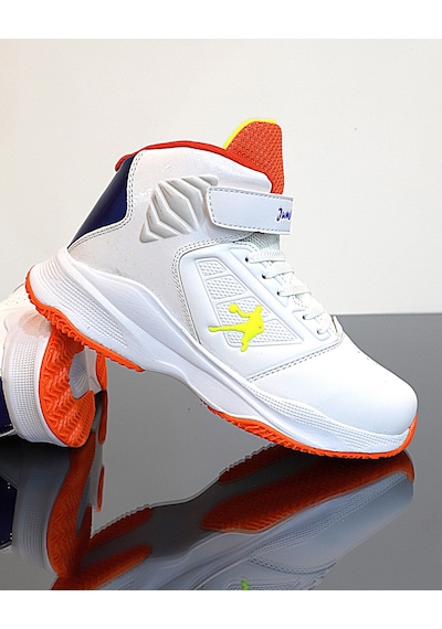 Jump Kidessa 1755-29196 Ultra Hafif Anatomik Tabanlı Unisex Çocuk Beyaz Çok Renkli