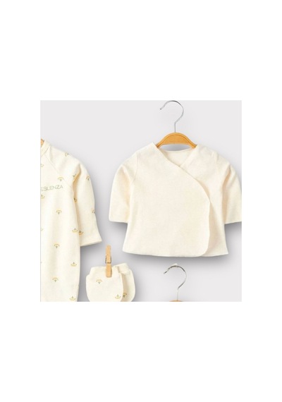 Altıntaş Baby Yenidoğan Hastane Çıkışı %100 Organik Natural 10 Parça Takım Set Bej Bej