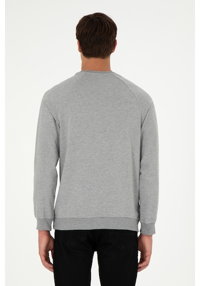 U.s. Polo Assn. Erkek Gri Melanj Sweatshirt 50293405-vr109 GRİ MELANJ Gri U.s. Polo Assn. Erkek Gri Melanj Sweatshirt 50293405-vr109 GRİ MELANJ Gri