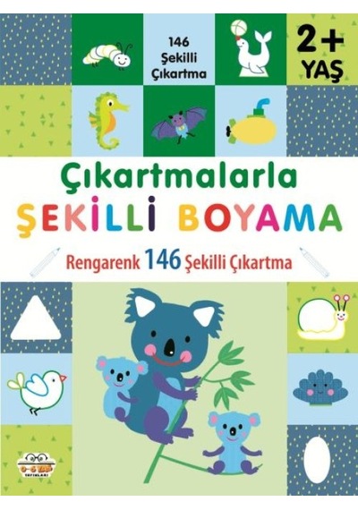 Çıkartmalarla Şekilli Boyama 2 Yaş Üstü - Rxlu-757526