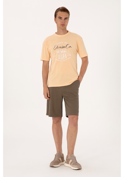 U.s. Polo Assn. Erkek Vizon Şort Örme 50300107-vr052 Vizon