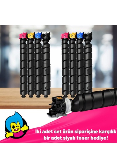 Kyocera Tk-8525 Uyumlu Toner Set 2'li Paket + 1 Siyah ...