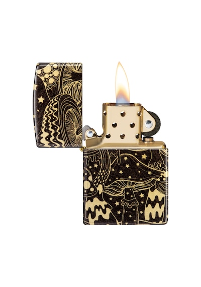 Zippo 48458 Mushrooms Design Çakmak Çok Renkli
