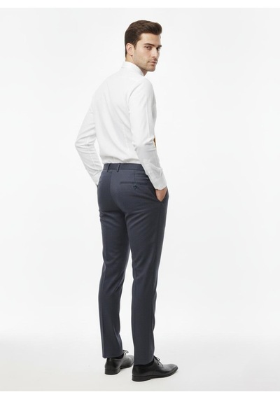 Presto Erkek Slim Fit Armürlü Pantolon Lacivert 3181-200 Lacivert