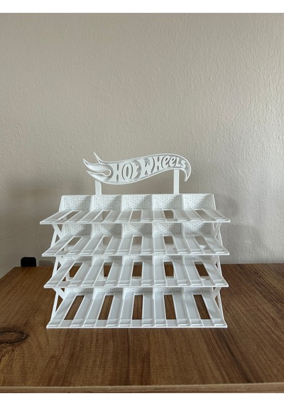 Hot Wheels Uyumlu 20 Araçlık Stand 1/64 Beyaz