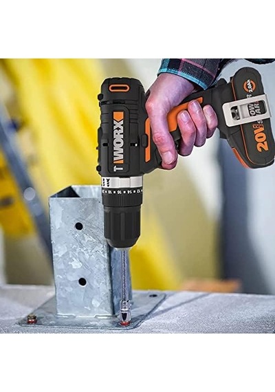 Wx370.1 20v/2.0ah Li-on Çift Akülü Profesyonel Şarjlı Darbeli Matkap