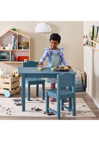 Ikea Sundvık Çocuk Sandalyesi, Mavi