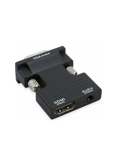 Çevirici Hdmi To Vga Monitör Çevirici Dönüştürücü Sesli