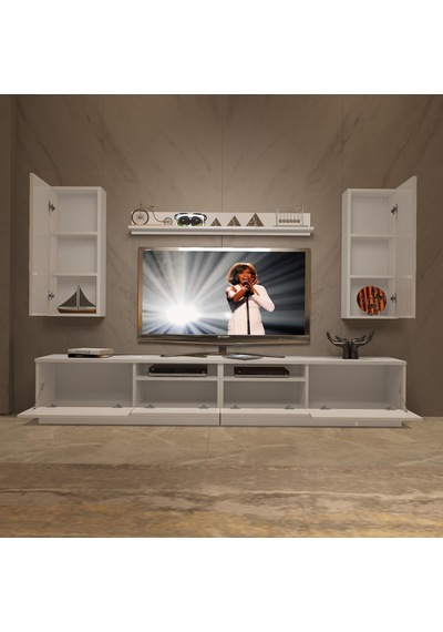 Decoraktiv Trendstyle 5220ds Mdf Tv Ünitesi Tv Sehpası Beyaz