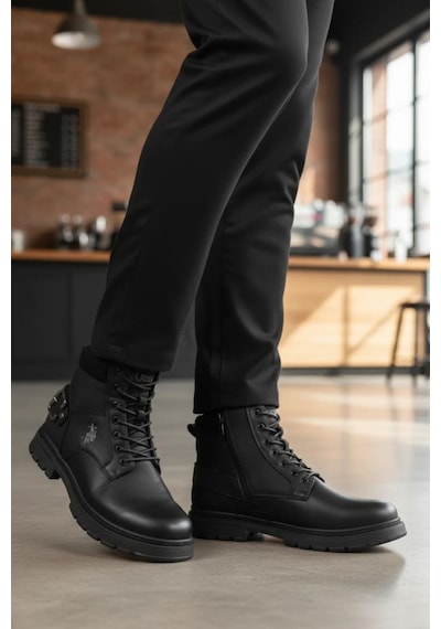 U.s. Polo Assn. Woxıc 5pr 102038387 Erkek Bot Siyah 40-45 Siyah