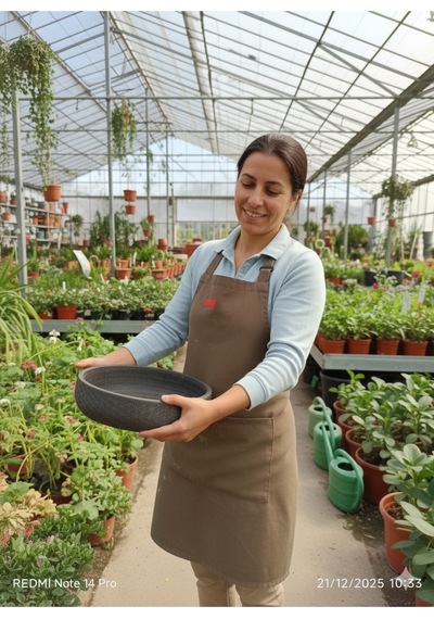Hanımeli Taş Saksı 25 8 Cm Yaklaşık