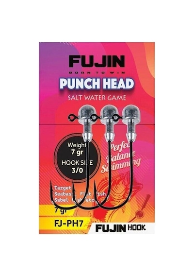 Fujin Punch Head Jighead Fj-ph 3/0
