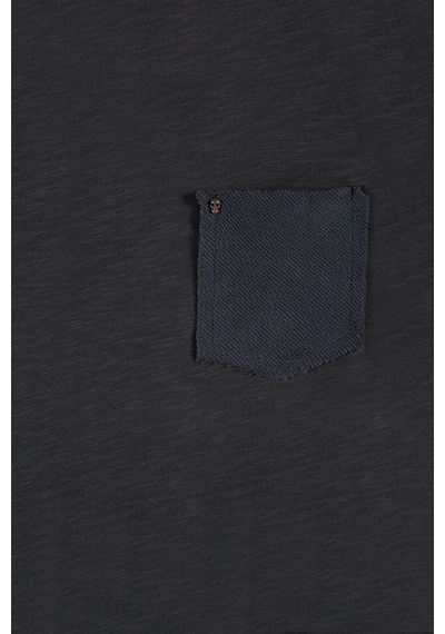 Erkek Basic Slim Fit Yuvarlak Yaka Kısa Kollu T-shirt Antrasit Antrasit