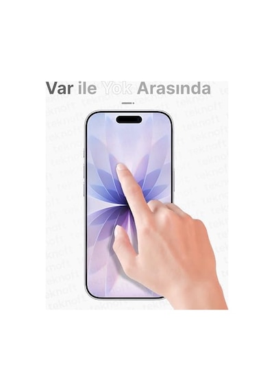 İphone 17 İçin Kolay Kurulum Kitli Takılırken Camın Altında Kesinlikle Toz Bırakmayan Ekstra Güçlendirilmiş Tam Koruma Sağlayan Pürüzsüz Lazer Kesim Premium Ekran Koruyucu Kırılmaz Cam