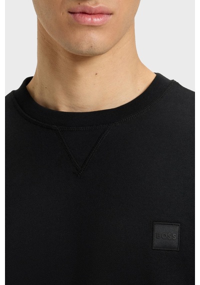 Boss Erkek Sweat 50509323 001 Siyah Siyah
