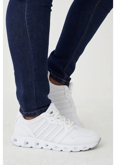 Papucumun Dünyası Erkek Sneaker Anatomik Comfort Taban Koşu Yürüyüş Spor Ayakkabısı Beyaz