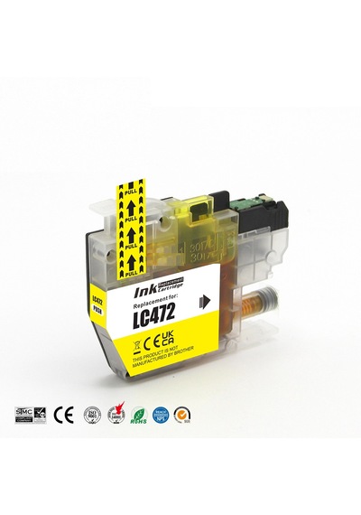 Brother Mfc-j2340dw - Mfc-j3540dw - Mfc-j3940dw Yazıcılara Uyumlu Lc472 Xl Yüksek Kap. Uyumlu, Kartuş Seti