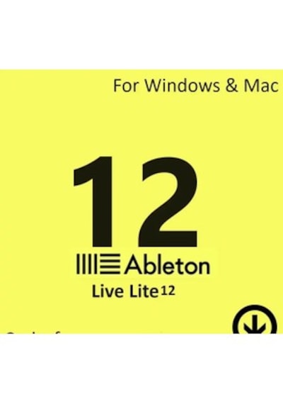Ableton Live Lite 12 Dijital Lisans Kodu Süresiz Abonelik - 1 Cihaz İçin Online Aktivasyon