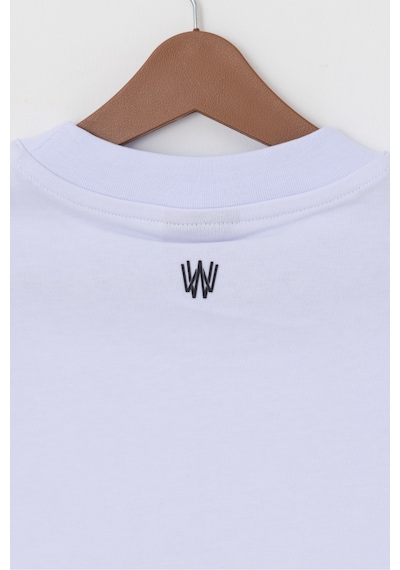 Wild Wood Garment Wild Wood "the One" Baskılı Premium Oversize T-shirt Beyaz