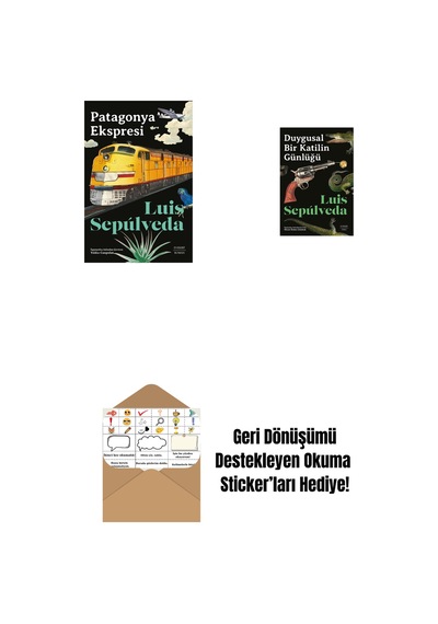 Patagonya Ekspresi + Duygusal Bir Katilin Günlüğü + Okuma Sticker'ları