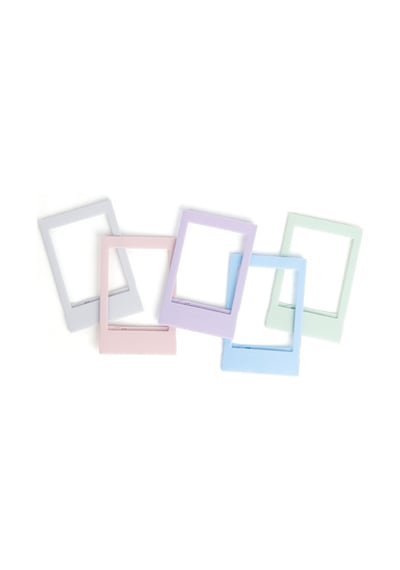 Instax Mini 40'lı Film Lila Ve Pembe 2 Fotoğraf Çerçevesi