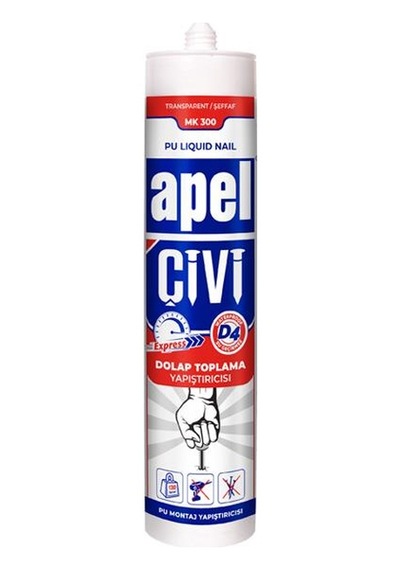 APEL HIZLI SIVI ÇİVİ MK300 390G AHŞAP, CAM, PLASTİK, AYNA YAPIŞTIRICI TUT319