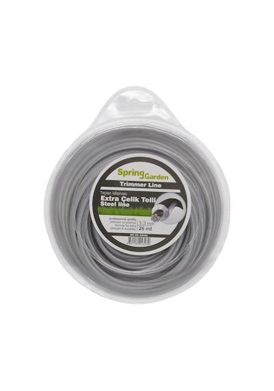 Motorlu Tırpan Misinası 3.3 Mm Extra Çelik Telli 26Mt (Diken. Ot.