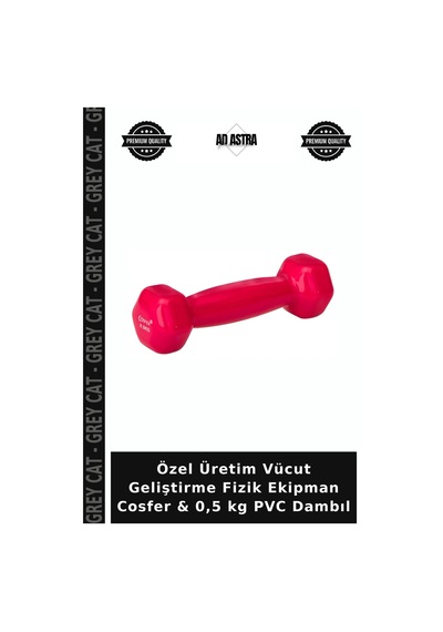 Özel Üretim Vücut Geliştirme Fizik Ekipman Cosfer & 0,5 Kg Pvc Dambıl