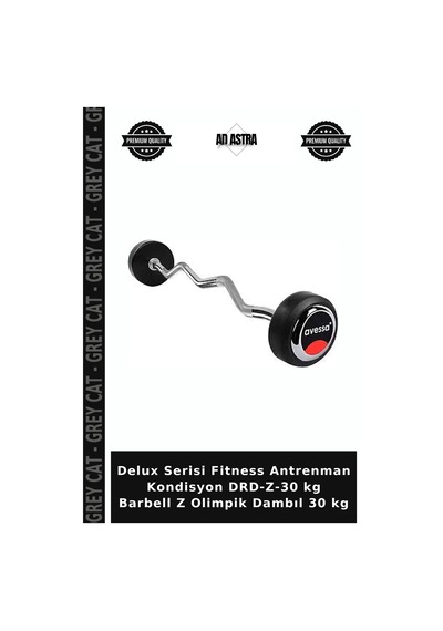 Delux Serisi Fitness Antrenman Kondisyon Drd-z-30 Kg Barbell Z Olimpik Dambıl 30 Kg