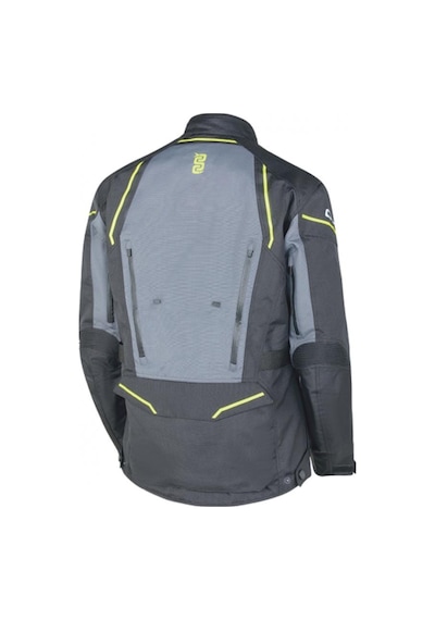 Oj Endurance Motosiklet Ceketi Gri - Sarı - Siyah