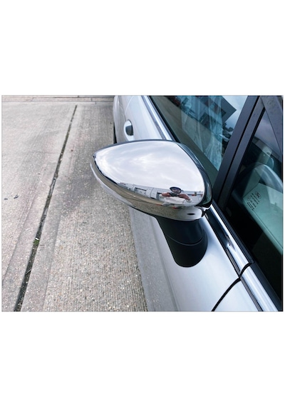Ford Fiesta Paslanmaz Krom Ayna Kapağı 2 Parça 2008-2017 Arası