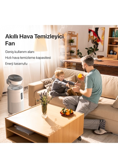 Xenon Smart Akıllı Hava Isıtıcı Ve Fanlı Aromaterapi Özellikli Hepa13 Filtreli Sessiz Hava Temizleyici Seti