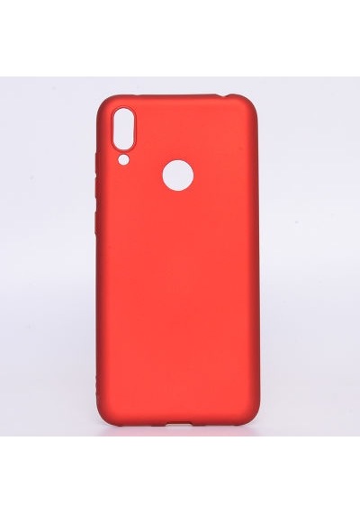 Huawei Y7 Prime 2019 Kılıf Esnek Yapılı İnce Slim Silikon Kapak Ryc/premier Kirmizi