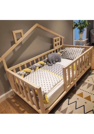 Babykinder Baby Kinder Luxury Montessori Doğal Bebek Ve Çocuk Karyolası