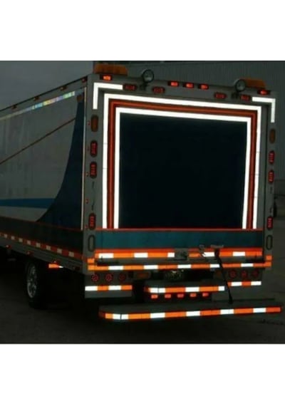 Carub Reflektif Fosforlu Şerit Bant 2 Cm X 25 Metre Mavi İkaz Bandı BR2405204