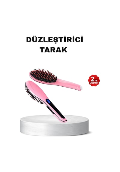 Dijital Ekranlı Seramik Saç Düzleştirici Tarak 5 Kademeli Isı Ayarı, İyon Kontrollü