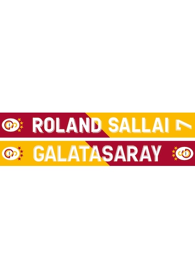 Gsstore Galatasaray R. Sallai Welcome Şal Atkı U241993 Sarı - Kırmızı