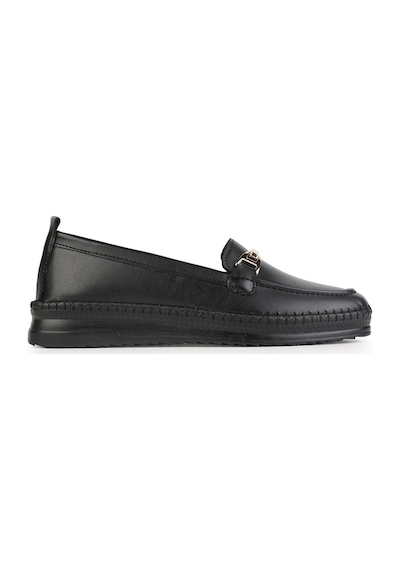 Ern Shoes Kadın Rahat Anatomik İçi Hakiki Deri Tam Ortopedik Ayakkabı Siyah