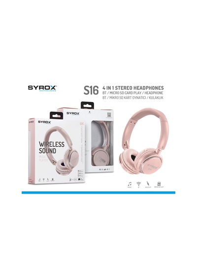 Syrox Bluetooth Büyük Kulaklık - Syx-S16