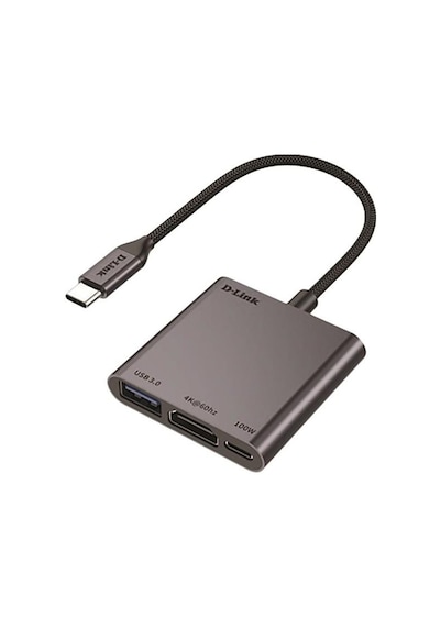 D-lınk Dub-c103 0.15metre Type-c - Hdmı Usb 3.0 Çevirici Adaptör Gold 4k-60hz/100w