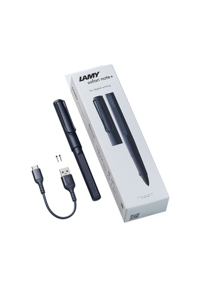 Lamy Safarı Note+ Apple Uyumlu iPad Tablet Kalemı Celık Sıyah Mavı Tonlu Mavi