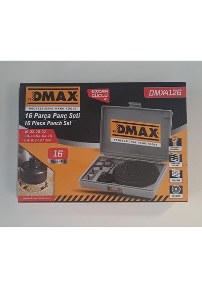 Dmax 16 Parça Panç Seti - Dmx4126