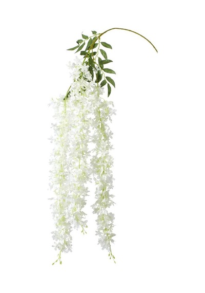 Yapay Çiçek Sarkan 4 Dallı Akasya 70cm BEYAZ