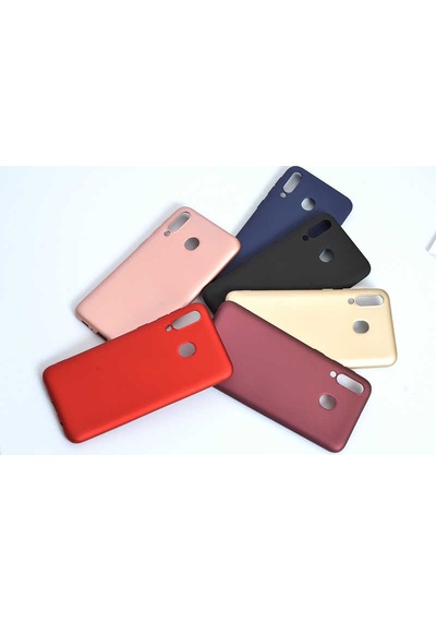Galaxy M30 Kılıf Zore Premier Silikon Kapak Lacivert