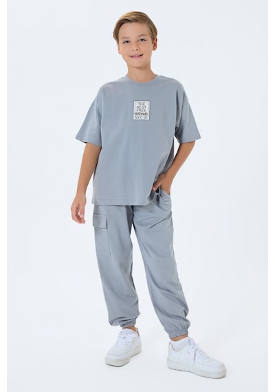 Rolypoly Erkek Çocuk Gri Pijama Takım Rp3766-c-v1