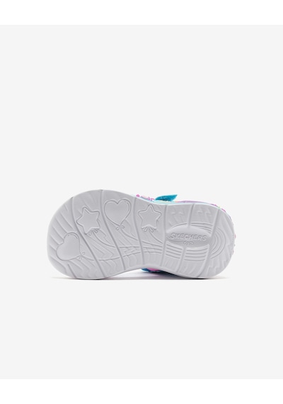 Skechers Mermaıd Dreams Sandal Küçük Kız Çocuk Mavi Işıklı Sandalet 303111n Blmt Mavi