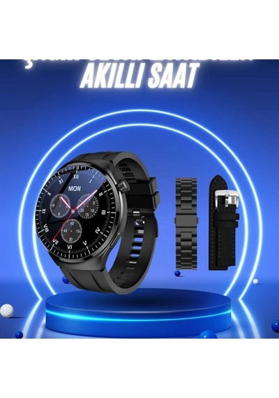 Üç Kordonlu Akıllı Saat Nabız Ölçer Bluetooth Arama Ve Sağlık Takip Özellikli
